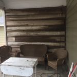 custom reclaimed barn wood accent wall