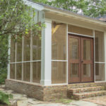 Custom screened porch